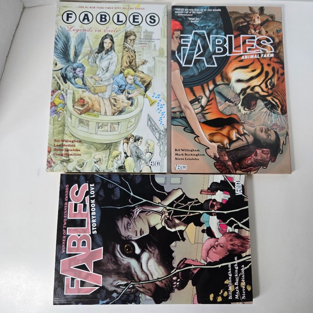 Fables, Graphic Novels, First 3 Volumes